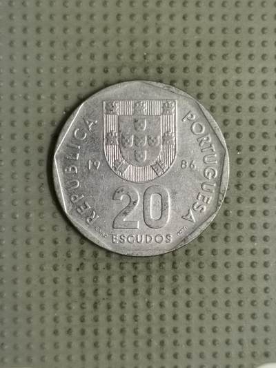 2025年第133场各国散币拍卖（总第133场） - 葡萄牙1986年20埃斯库多