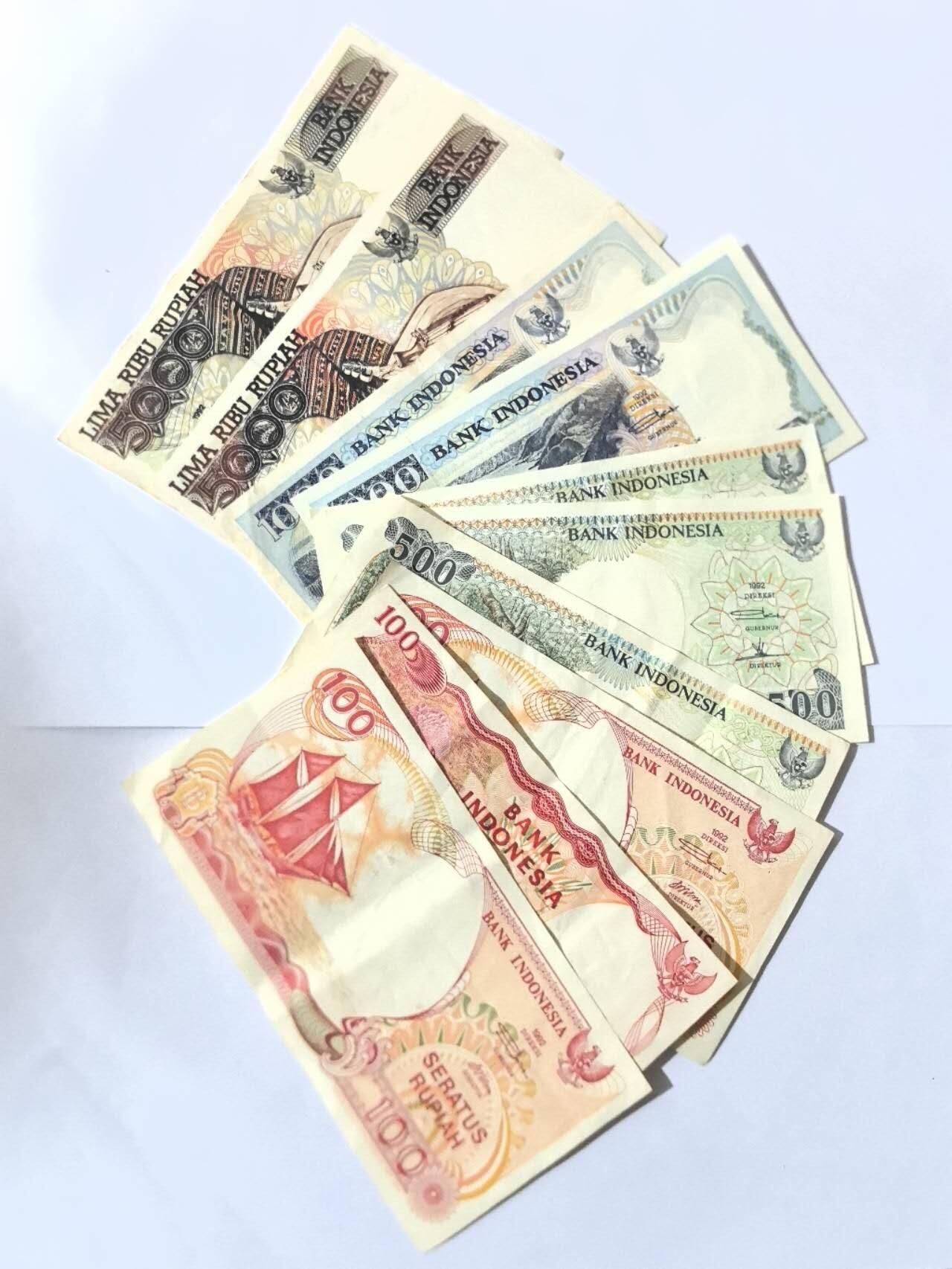 各国外币第101期 印度尼西亚纸币 美品10张