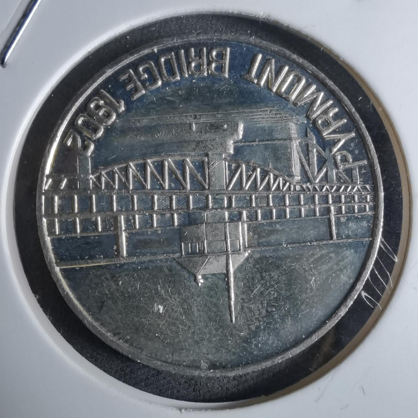 沼泽如烟--第924场 1988澳大利亚单轨铁路代用币TOKEN