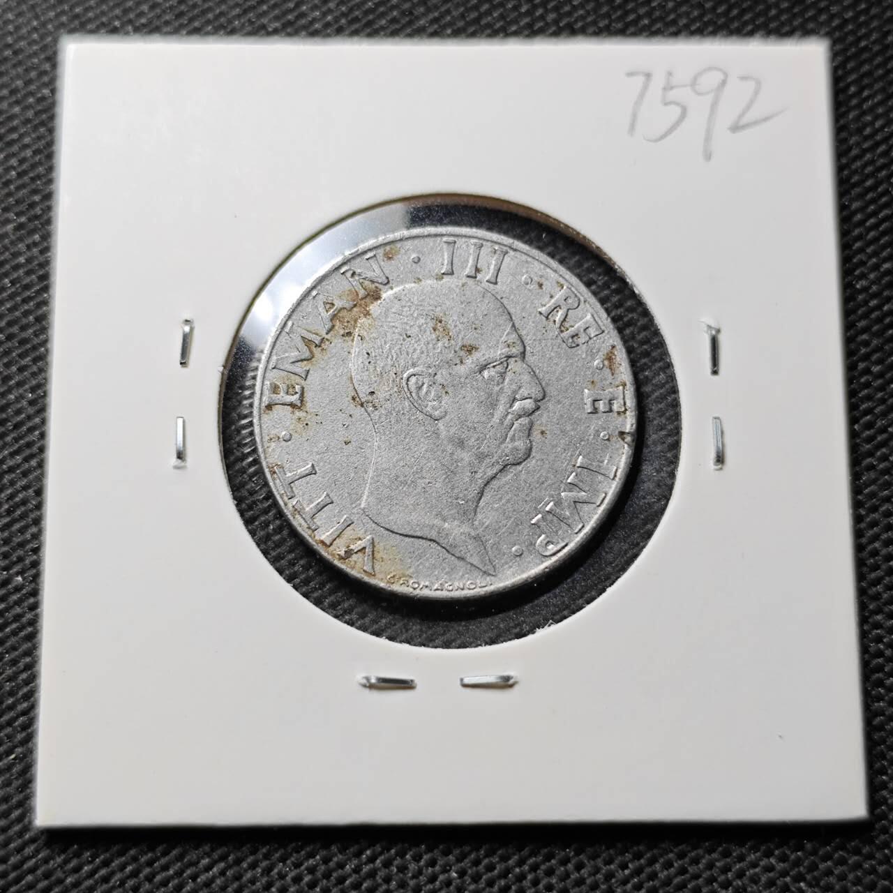 KK钱币收藏小铺 第375期  2月预留时间 周末发货  1940意大利50分