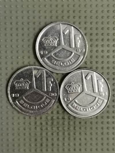 2025年第133场各国散币拍卖（总第133场） - 比利时1法郎3枚