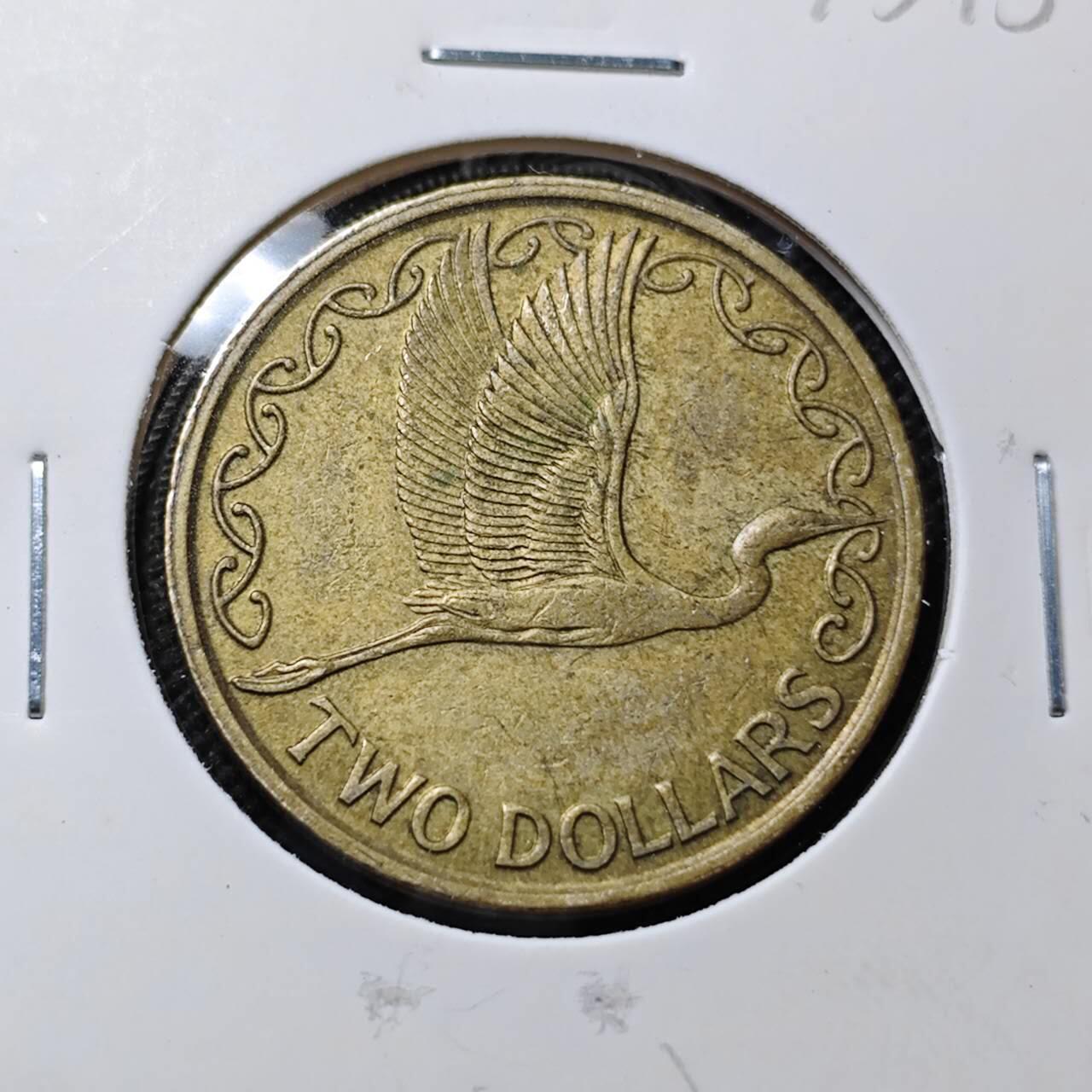 KK钱币收藏小铺 第375期  2月预留时间 周末发货  新西兰2元