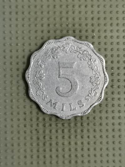 2025年第133场各国散币拍卖（总第133场） - 马耳他1972年5米尔