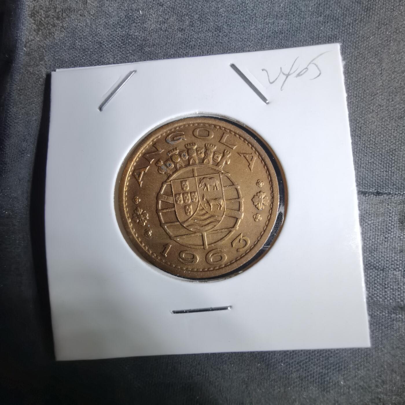 沼泽如烟--第924场 葡属安哥拉1963年1埃斯库多