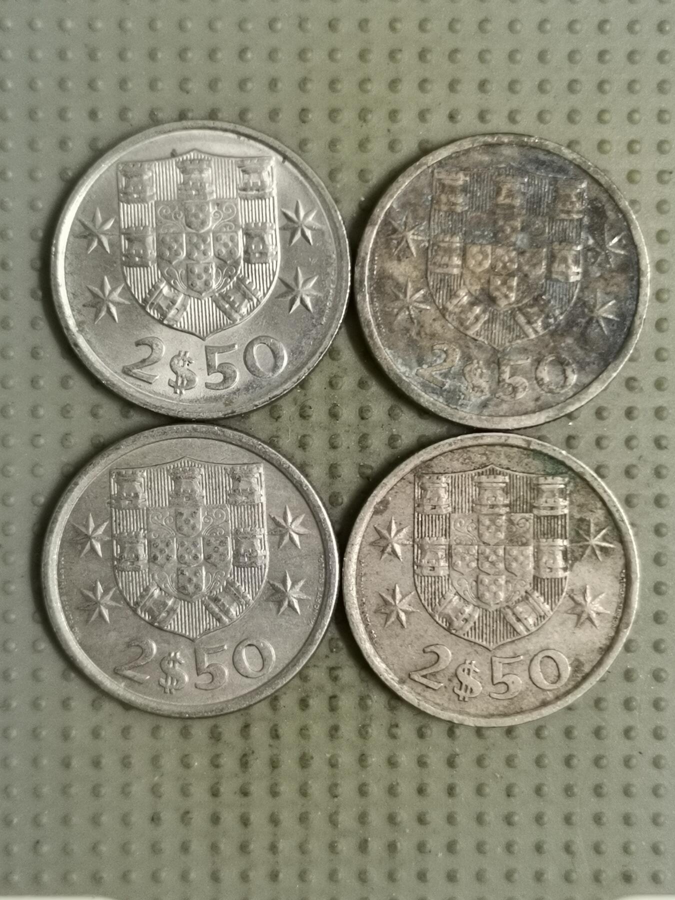 2025年第133场各国散币拍卖（总第133场） 葡萄牙2.5埃斯库多4枚