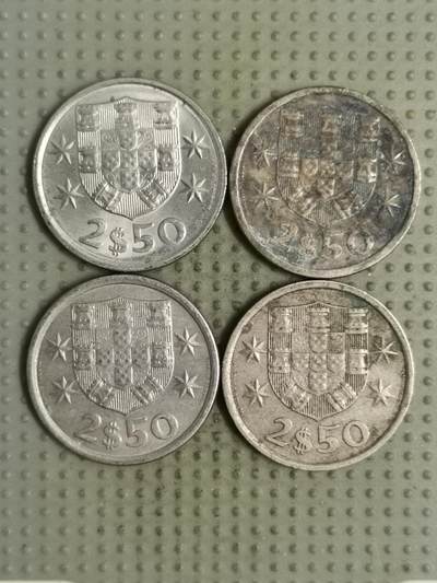 2025年第133场各国散币拍卖（总第133场） - 葡萄牙2.5埃斯库多4枚