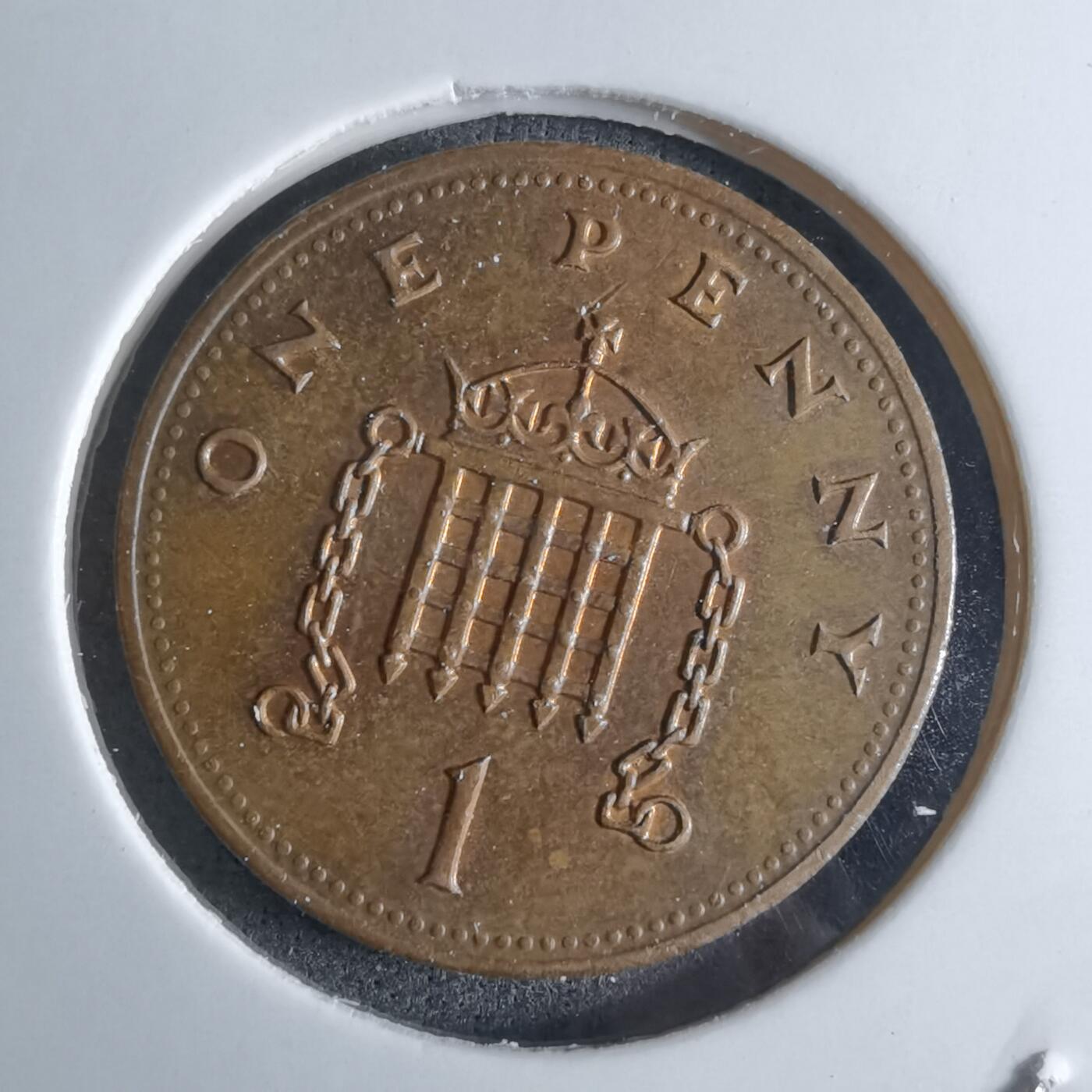 沼泽如烟--第924场 英国1990年1便士