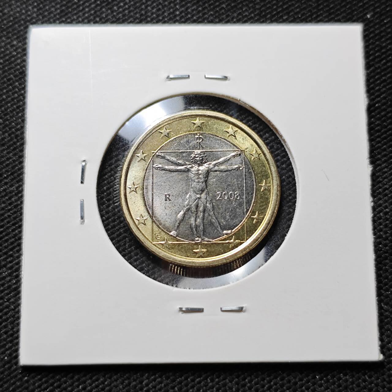 KK钱币收藏小铺 第375期  2月预留时间 周末发货  意大利1欧好品