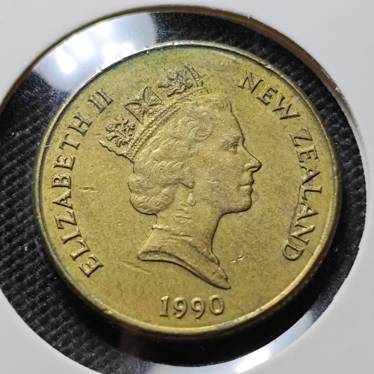 KK钱币收藏小铺 第375期  2月预留时间 周末发货  新西兰1元