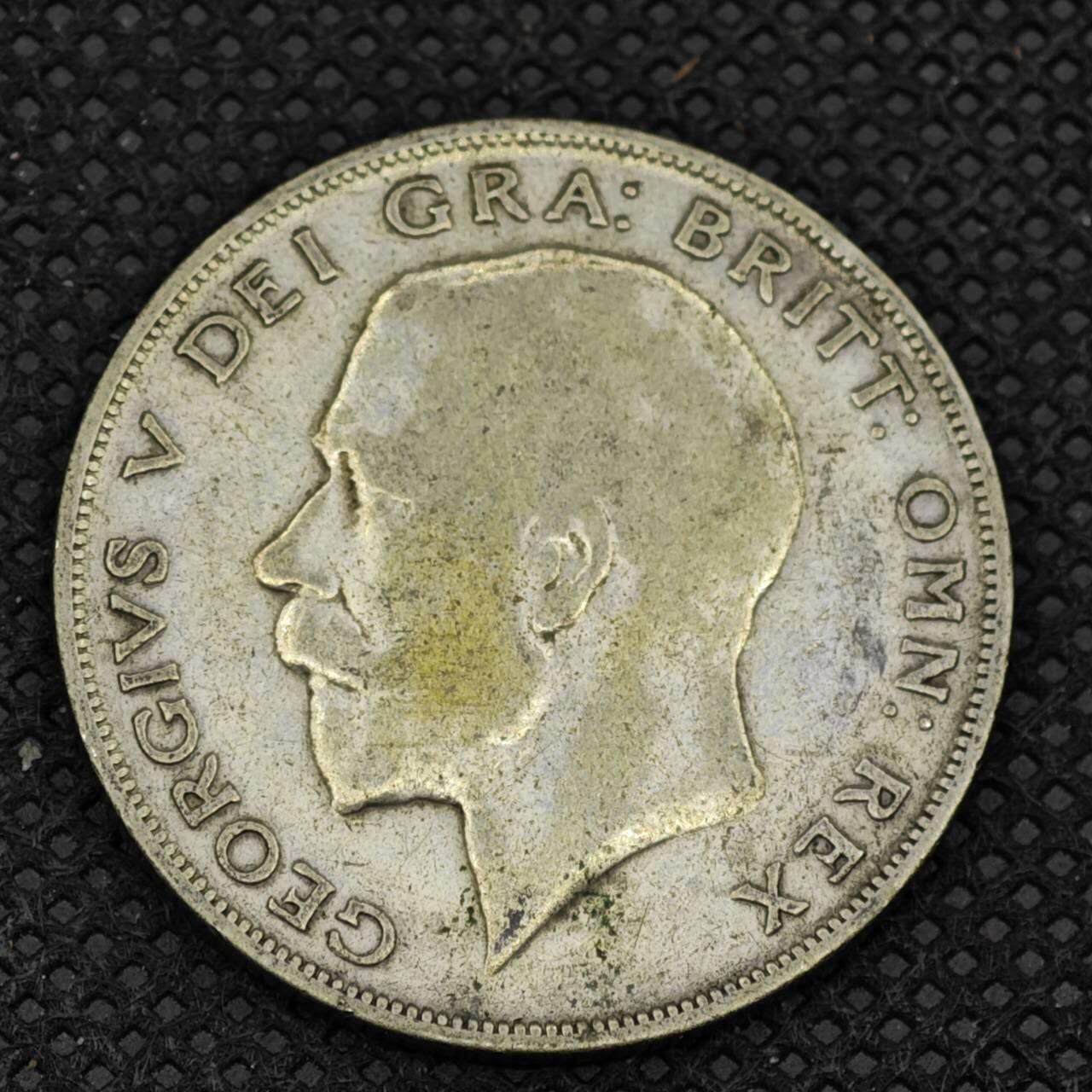 【淘币小摊】限时拍第八百二十四拍  小银币场  满百包邮可预留两周  周一统一发货    英国1923年乔治五世半克朗银币