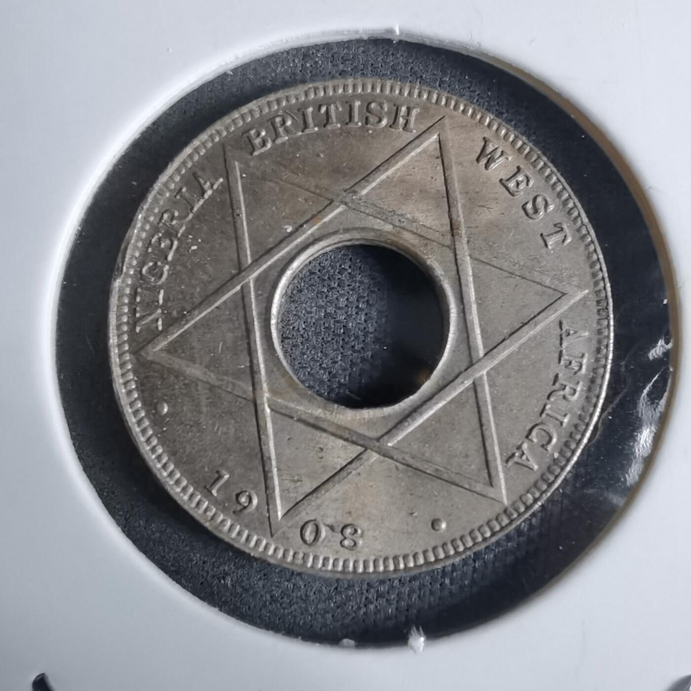 沼泽如烟--第924场 西非1908年十分之一便士