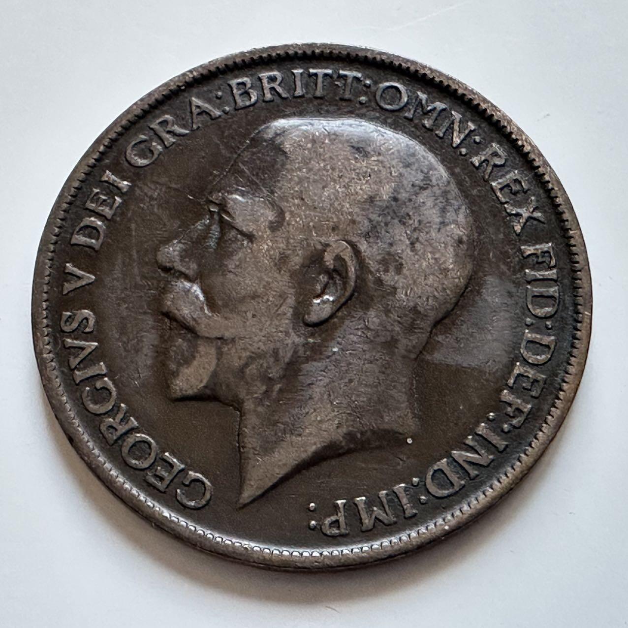 🌹外币初藏🌹🐯2025年第138场  每周二四六晚8️⃣点 接代拍 英国1912年一便士