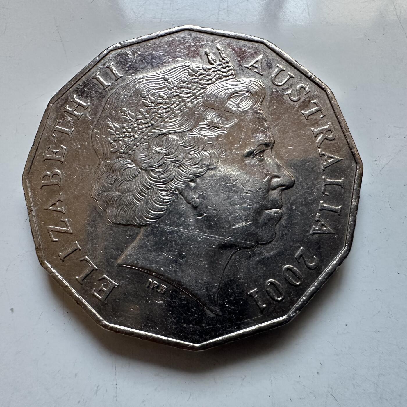 🌹外币初藏🌹🐯2025年第138场  每周二四六晚8️⃣点 接代拍 澳大利亚2001年50分纪念币