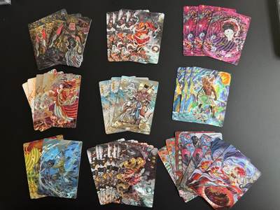 NO.17 好又多金牌大场，新店点关注不迷路！每周一站式配齐，方便凑单！（周6晚8点截拍，卖家送拍0抽成！） - 范特卡 春芳西游之花西拾 散卡 39张  粗闪 普卡 带盒