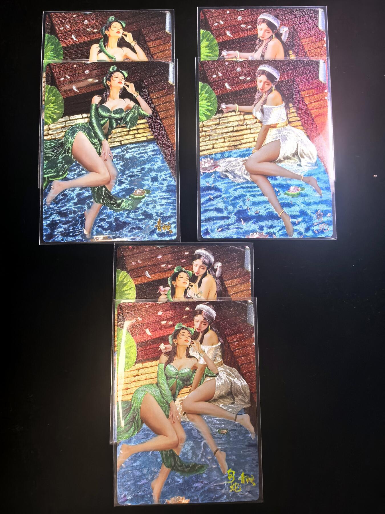 无佣金 不寄存 不收拍 链接少 我只是一个小小的卡牌收藏玩家   需要多宫大佬请私聊 部分卡牌设有底价（不想玩的那么累，即使有底价也会比市场价便宜的多，懂的自然懂） 拒绝小号抬价 大家放心拍 所有拍品部分套有卡膜 部分卡牌多宫 自制卡牌 不包厂瑕 放大镜 品控 勿拍 流拍商品会循环 感谢大家支持 留个关注 不定时上新 谢谢 奇点卡牌 蛇年礼盒 白蛇青蛇 粗闪整套6张