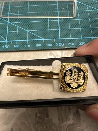蒂克钱币-第52场 日本勋章徽章 专场 - 日本皇室菊纹 领带夹