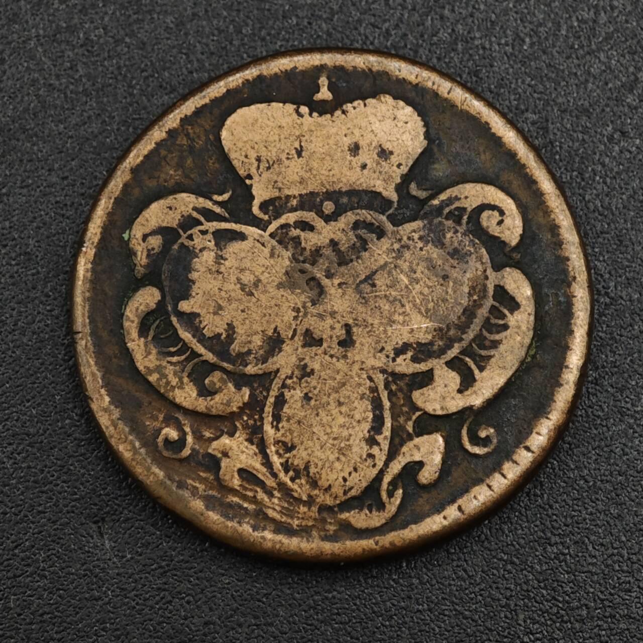 【淘币小摊】实时拍第八百二十一拍   散币场   满百包邮可预留二周 每周一统一发货   匈牙利1765年1格罗申铜币