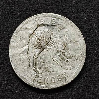 【全场包邮】纯粹捡漏拍484场（免费代拍第21场） - 德国紧急状态门登洞熊1919年50芬妮