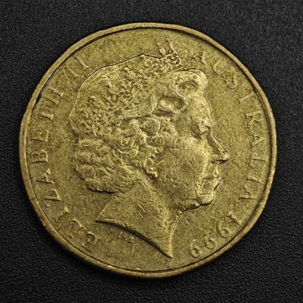 【淘币小摊】实时拍第八百二十一拍   散币场   满百包邮可预留二周 每周一统一发货   澳大利亚1999年一元铜币