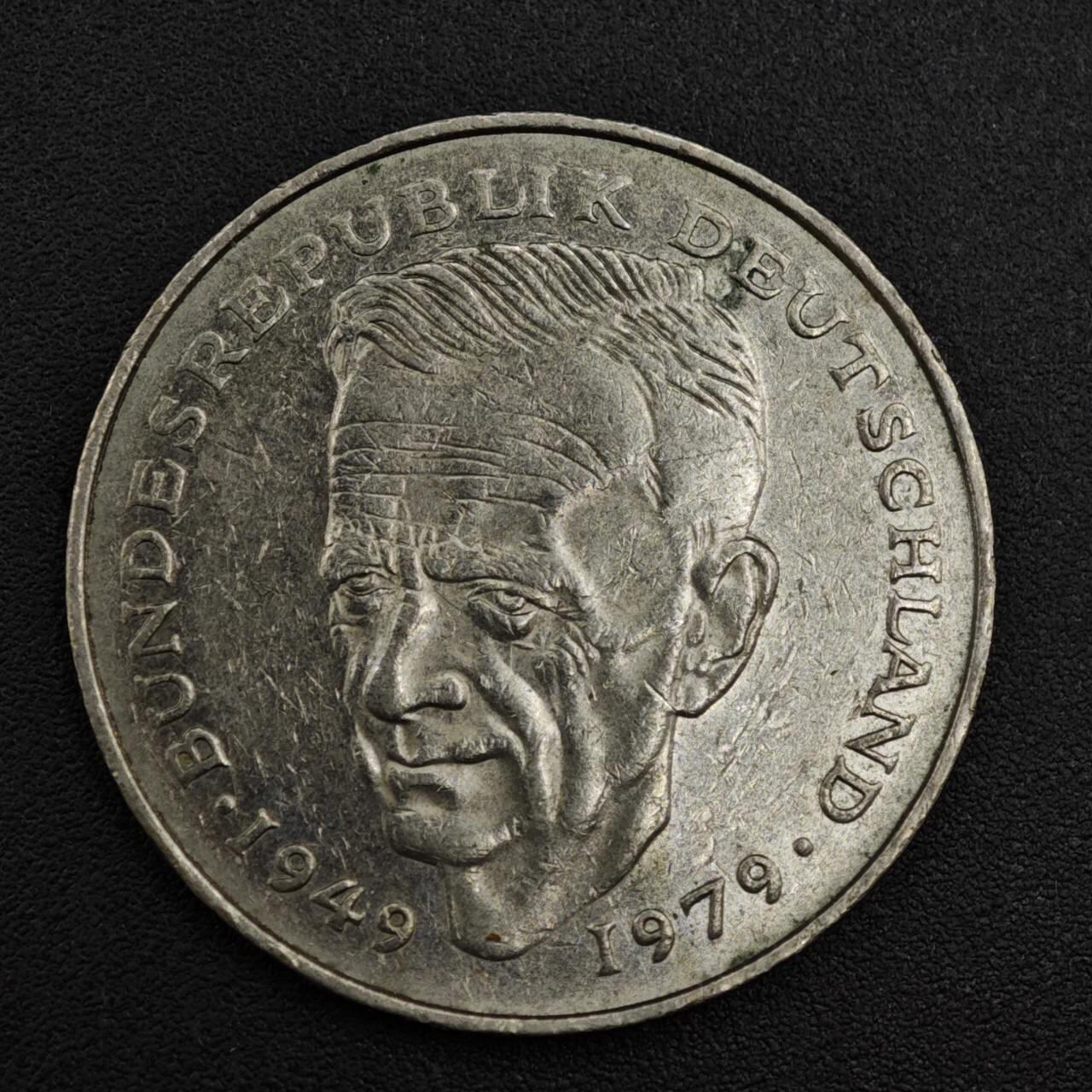 【淘币小摊】实时拍第八百二十一拍   散币场   满百包邮可预留二周 每周一统一发货   德国1987年2马克纪念币