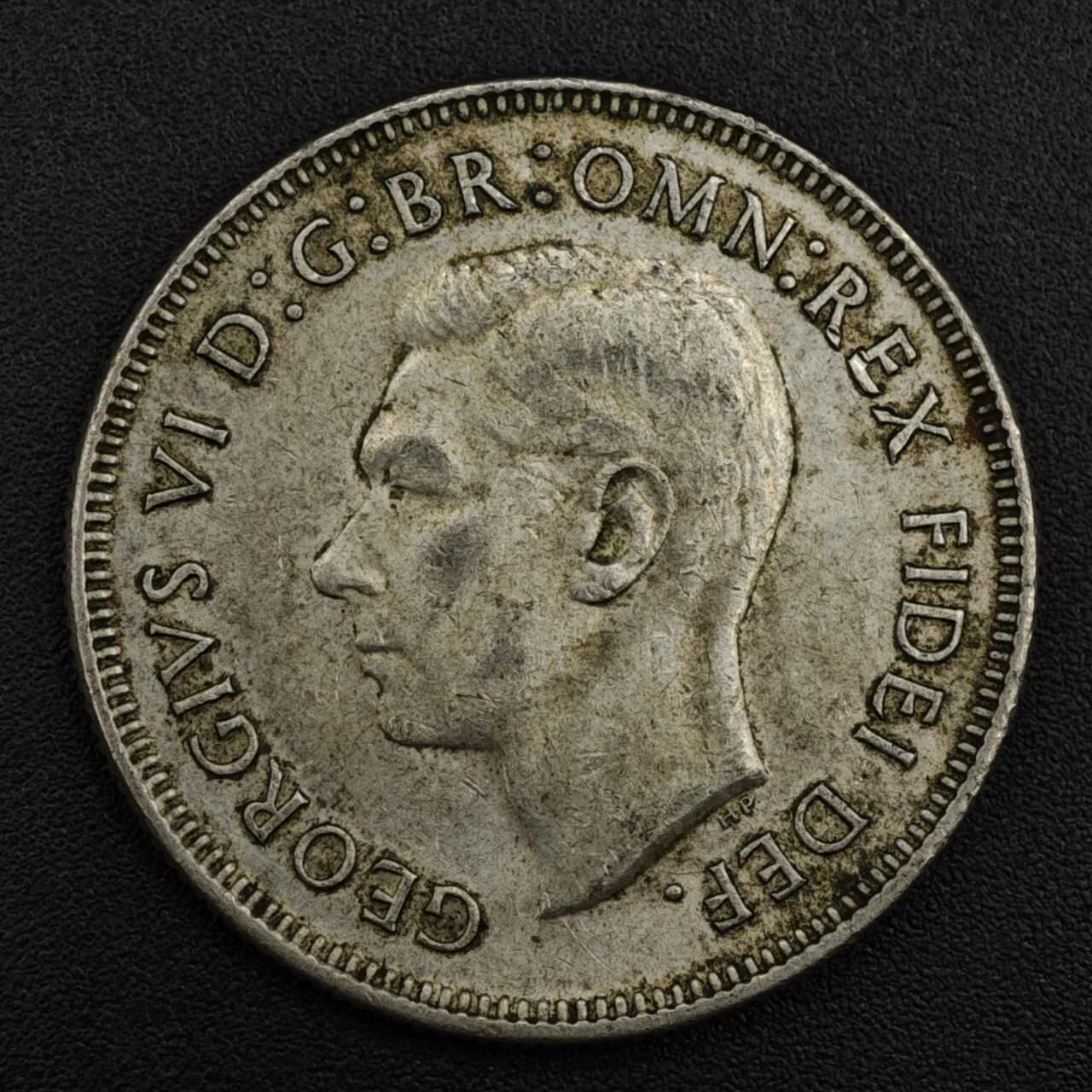 【淘币小摊】实时拍第八百二十一拍   散币场   满百包邮可预留二周 每周一统一发货   澳大利亚1951年乔治六世弗洛林银币