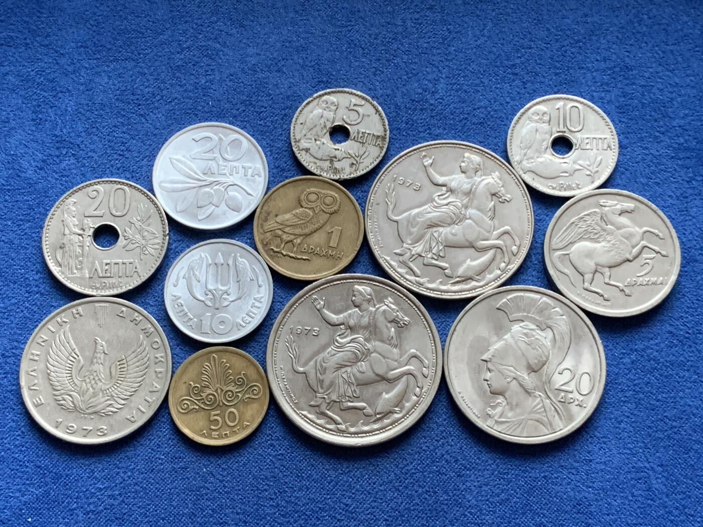 《竞宝斋》第445场 周日，周一，2场连拍 （全场包邮） 12枚一组 希腊钱币 品种挺多的 细节见图