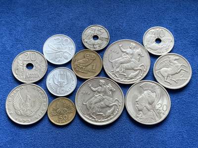 《竞宝斋》第445场 周日，周一，2场连拍 （全场包邮） - 12枚一组 希腊钱币 品种挺多的 细节见图