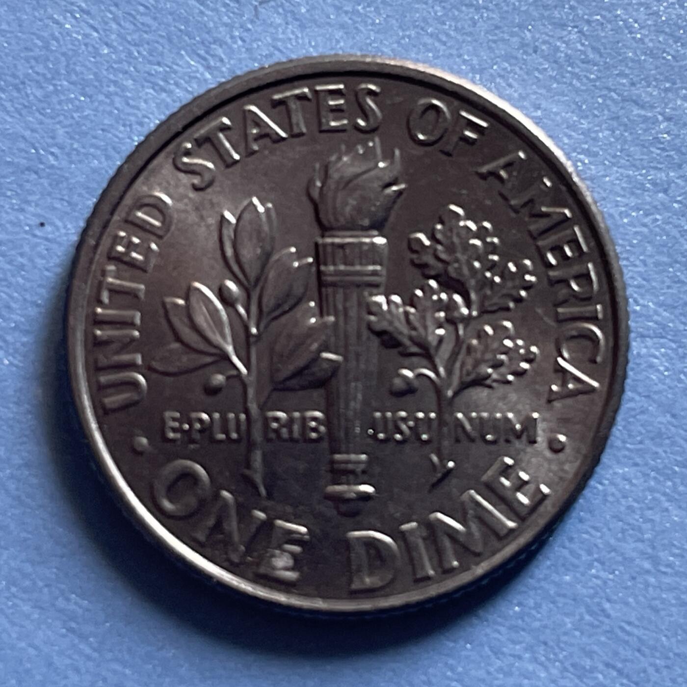 【世界各国硬币】限时专拍 【018】2015美国罗斯福10美分硬币一枚