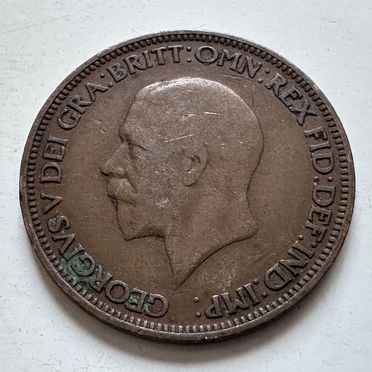 🌹外币初藏🌹🐯2025年第138场  每周二四六晚8️⃣点 接代拍 英国1929年半便士d