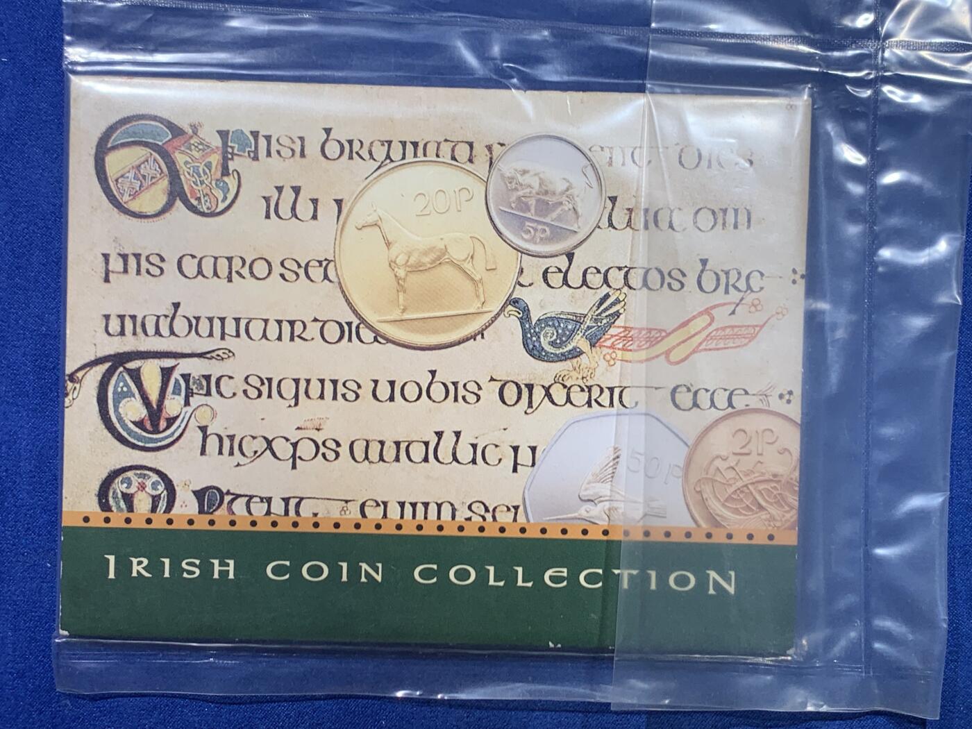 《竞宝斋》第445场 周日，周一，2场连拍 （全场包邮） 爱尔兰动物套币六枚装 有趣的一套 塑封包装 未打开拍照