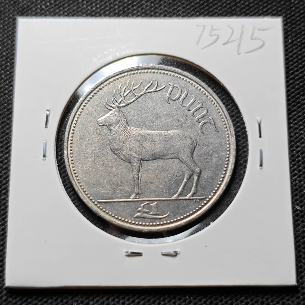 KK钱币收藏小铺 第375期  2月预留时间 周末发货  爱尔兰1镑