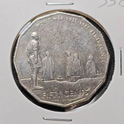 KK钱币收藏小铺 （套币 好品/批量散币 银币）专场  2月预留时间 周末发货 -   2005澳大利亚50便士纪念币