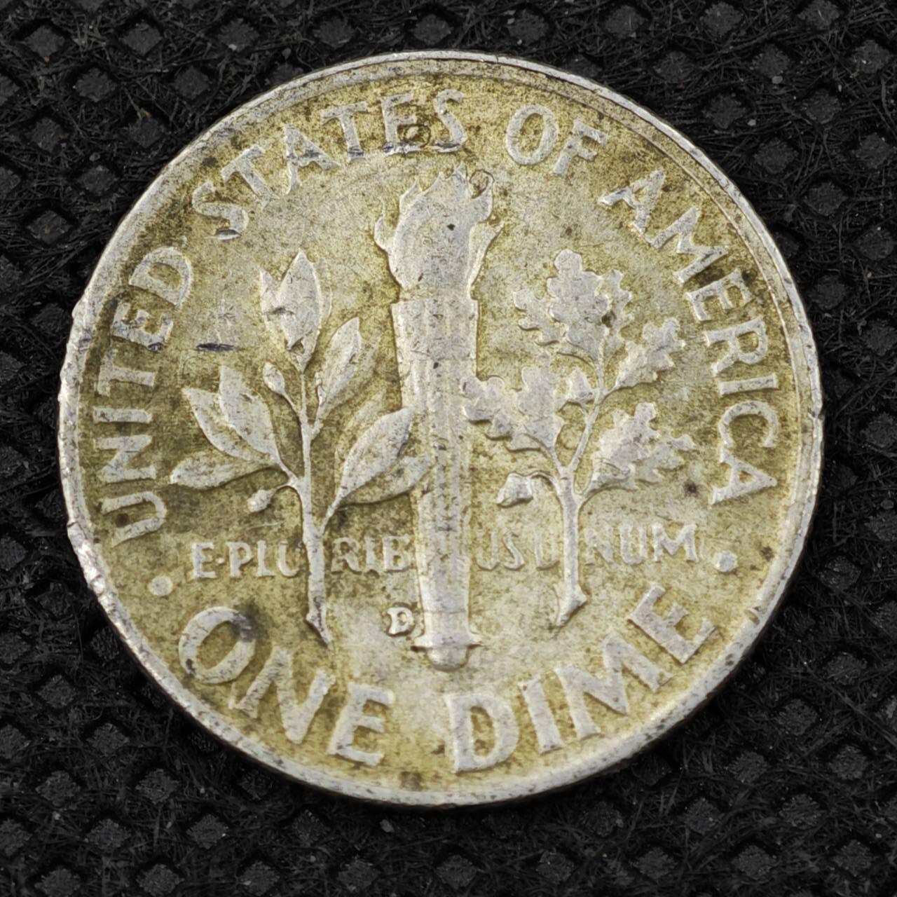 【淘币小摊】限时拍第八百二十四拍  小银币场  满百包邮可预留两周  周一统一发货   美国1954年10分银币