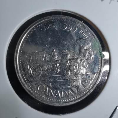 沼泽如烟--第924场 - 加拿大1999年25分纪念币