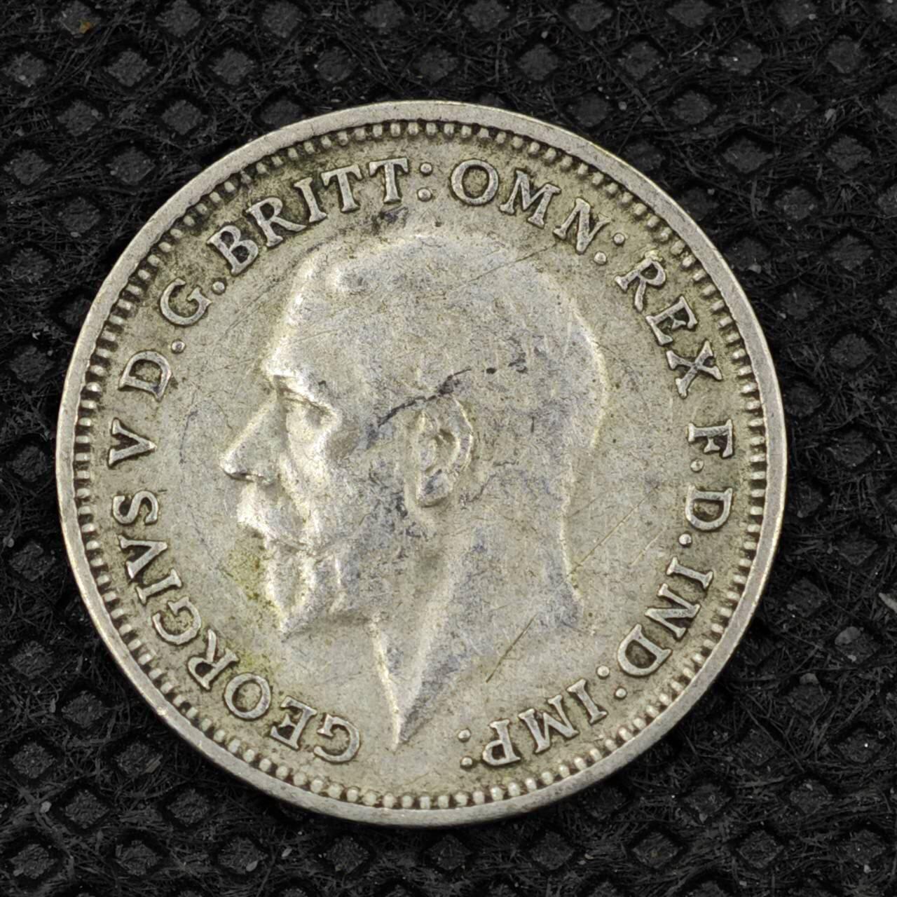 【淘币小摊】限时拍第八百二十四拍  小银币场  满百包邮可预留两周  周一统一发货       英国1931年乔治五世3便士银币