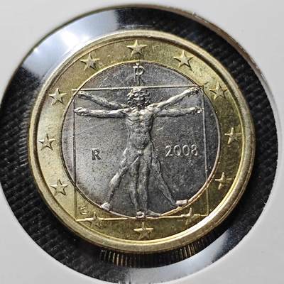 KK钱币收藏小铺 第375期  2月预留时间 周末发货 -  意大利1欧好品