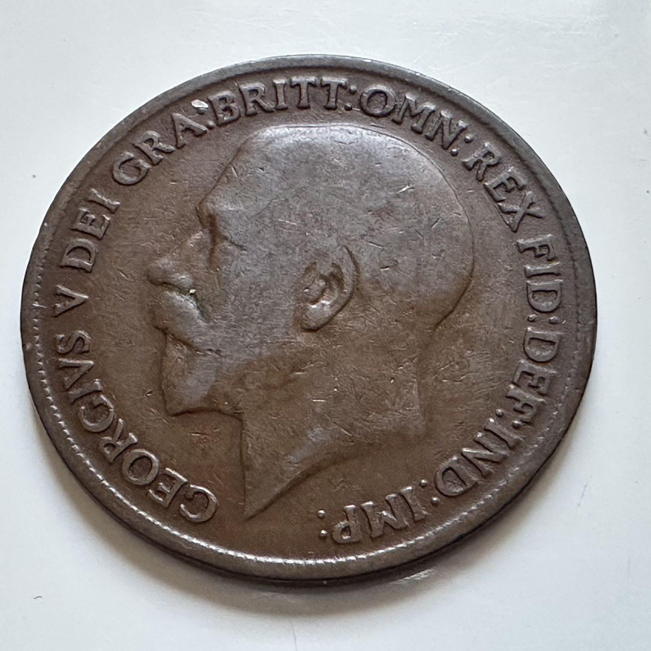 🌹外币初藏🌹🐯2025年第138场  每周二四六晚8️⃣点 接代拍 英国1918年一便士