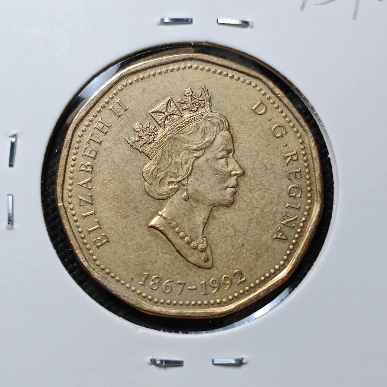 KK钱币收藏小铺 第375期  2月预留时间 周末发货  加拿大1元纪念币