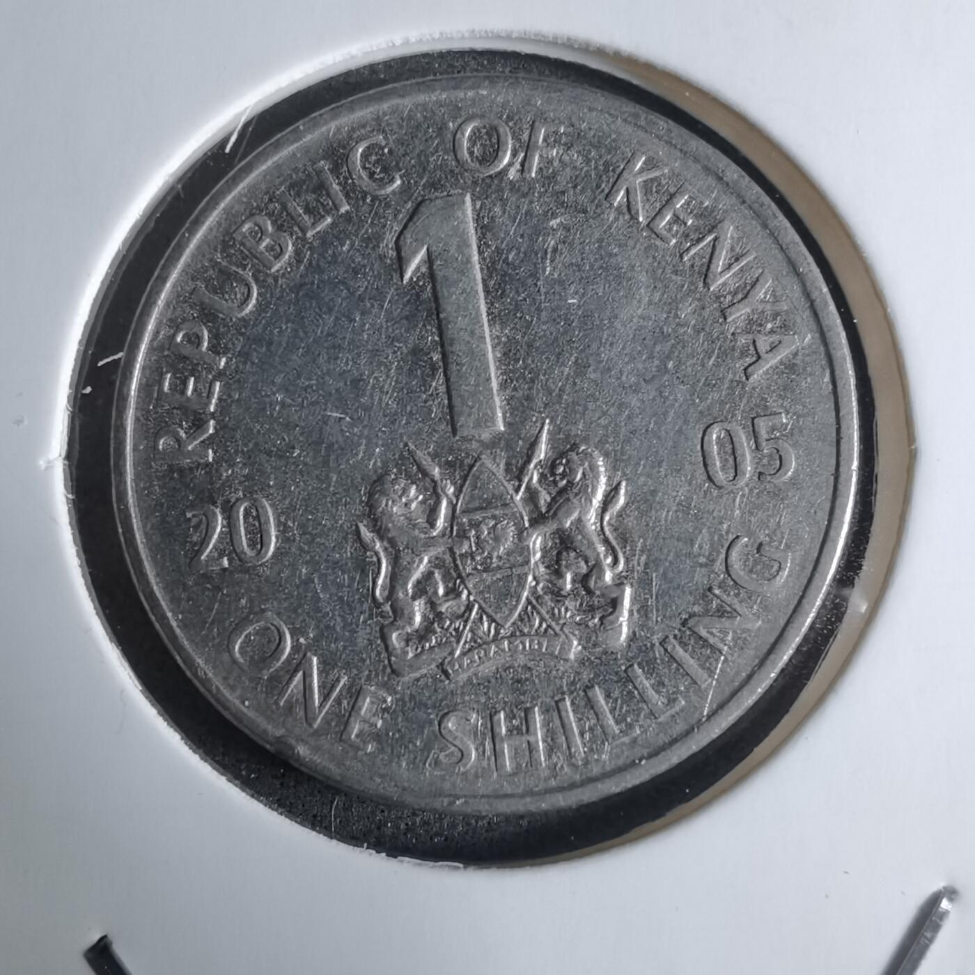 沼泽如烟--第924场 肯尼亚2005年1先令