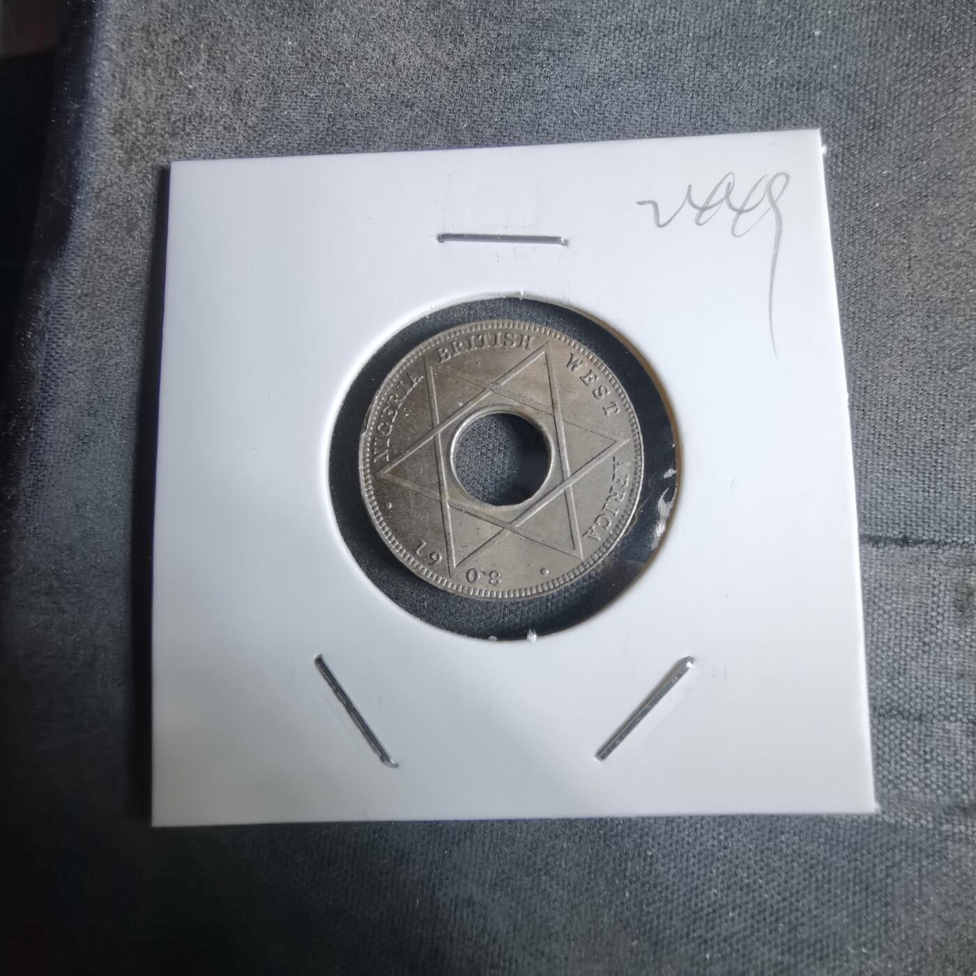 沼泽如烟--第924场 西非1908年十分之一便士