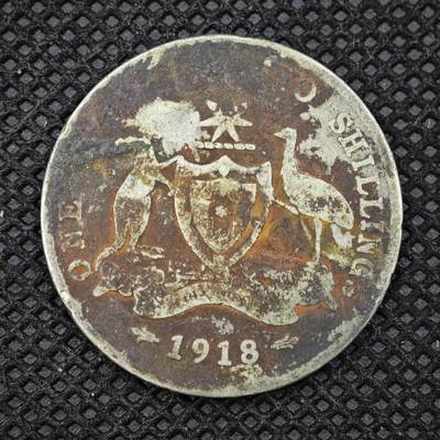 【淘币小摊】限时拍第八百二十四拍  小银币场  满百包邮可预留两周  周一统一发货  -         澳大利亚1918年乔治五世弗洛林银币