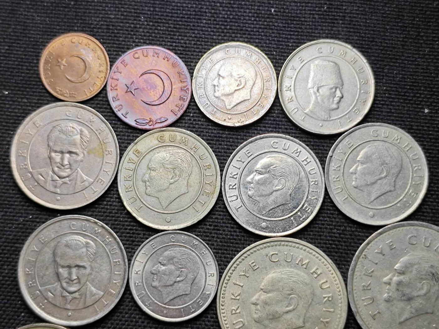 KK钱币收藏小铺 第375期  2月预留时间 周末发货  土耳其一组16枚