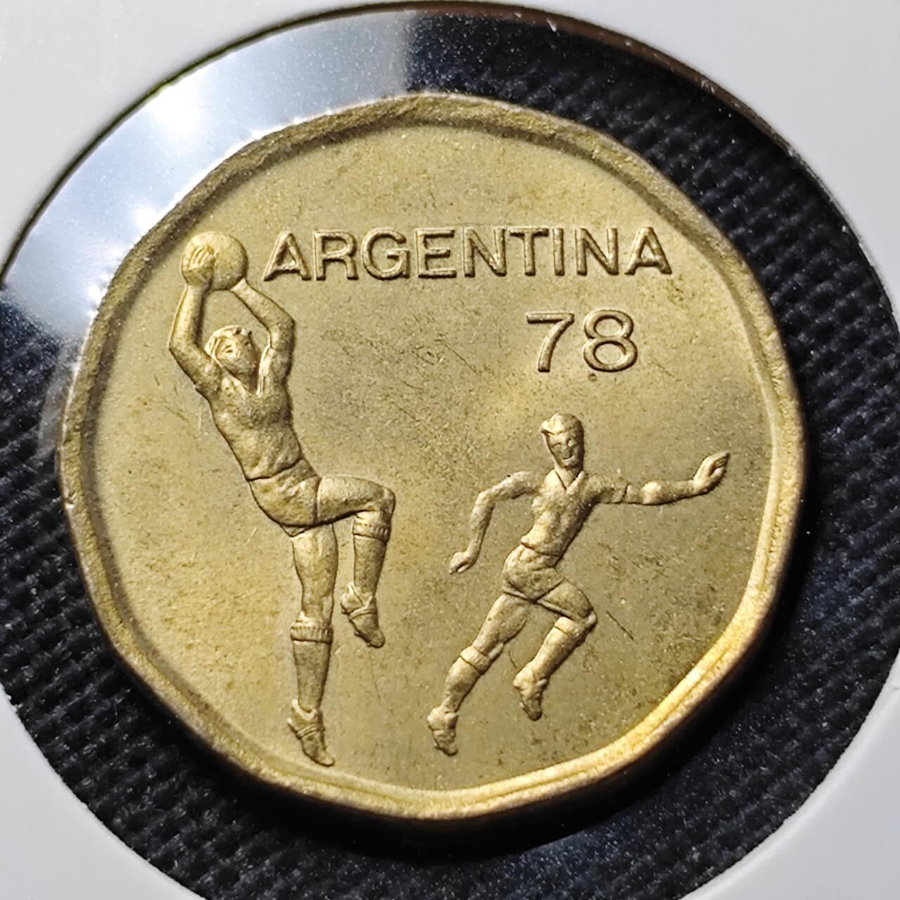 KK钱币收藏小铺 第375期  2月预留时间 周末发货  阿根廷20分纪念币