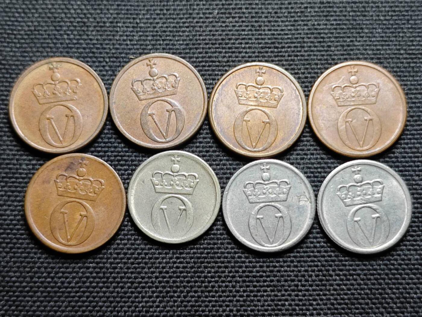 KK钱币收藏小铺 第375期  2月预留时间 周末发货  挪威动物版一组8枚