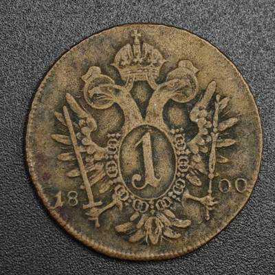 【淘币小摊】实时拍第八百二十一拍   散币场   满百包邮可预留二周 每周一统一发货   - 奥地利1800年1克鲁泽铜币