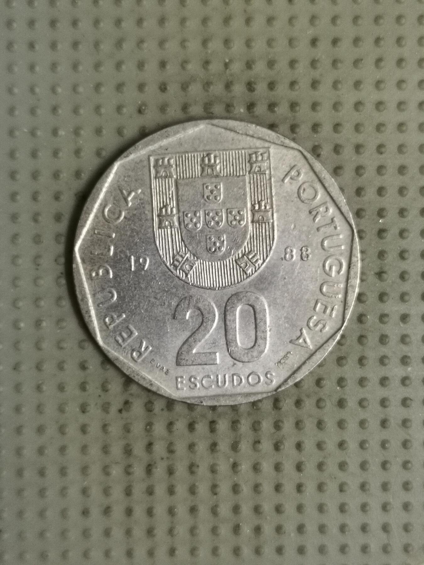 2025年第133场各国散币拍卖（总第133场） 葡萄牙1988年20埃斯库多