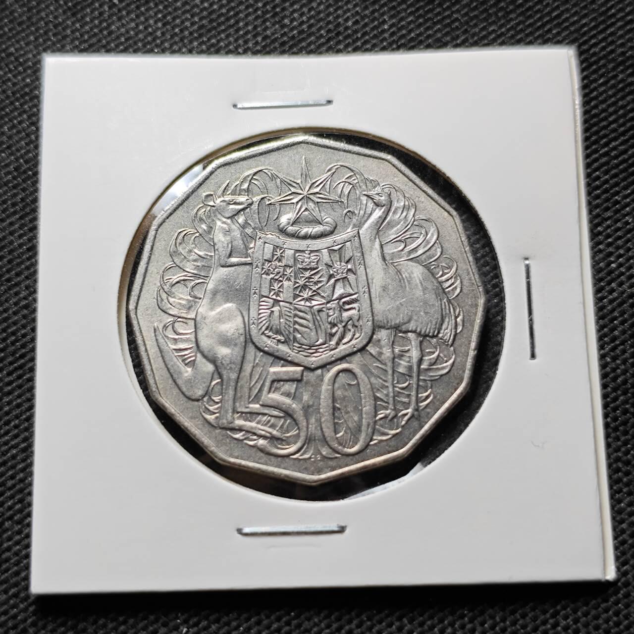 KK钱币收藏小铺 第375期  2月预留时间 周末发货  1983澳大利亚50分