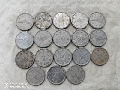 日本币 - 日本昭和铝币五钱45枚