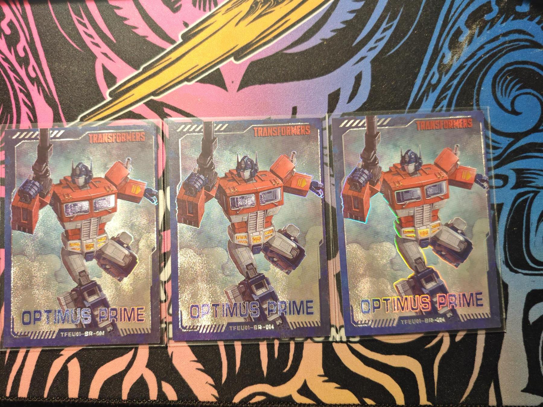 卡牌实验室开始第六次实验 卡游变形金刚 擎天柱BR-004×3