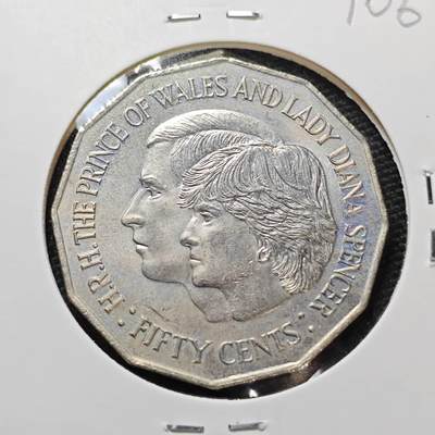 KK钱币收藏小铺 （套币 好品/批量散币 银币）专场  2月预留时间 周末发货 -  1981澳大利亚50便士纪念币